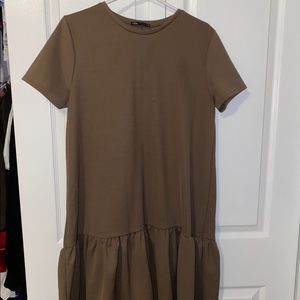 Nude Zara Midi Dress